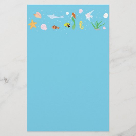 Ocean Life Briefpapier (Voorkant)