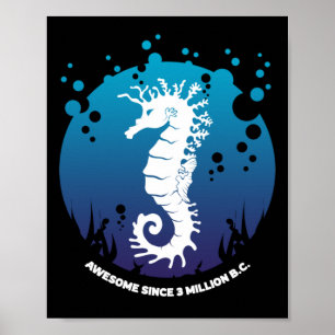 Ocean Life Graphic Design - Seapaarden Poster