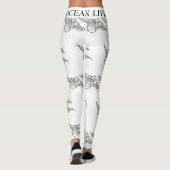 OCEAN LIFE manta-rays Leggings (Achterkant)
