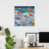 Ocean Life Poster (Thuiskantoor)