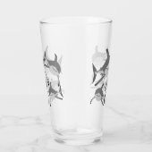 Ocean Life Squad® Shark Design voor Ocean Lovers Glas (Rechts)