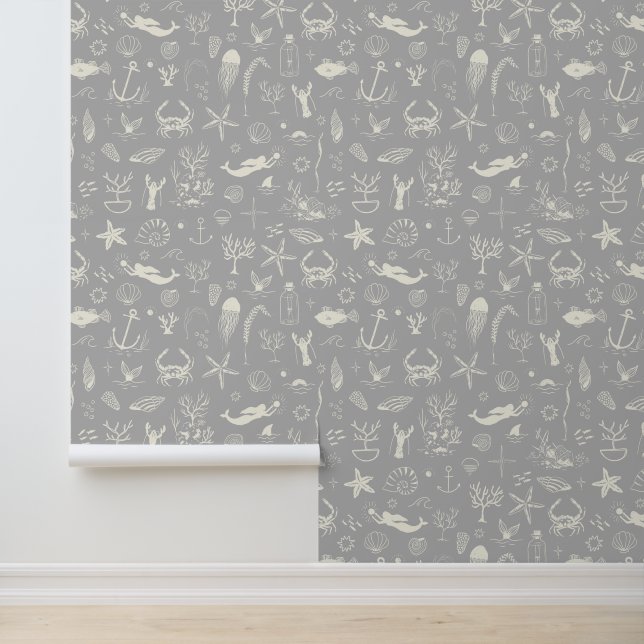 Ocean life Wallpaper Behang (Applicatie)