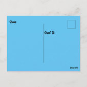 Ocean Life Water Turtle Briefkaart (Achterkant)