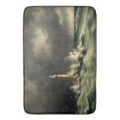 Ocean Lighthouse Waves Rocks Bathmat Badmat (Voorkant Verticaal)