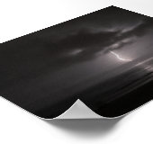 Ocean Lightning Storm 2 Poster (Hoek)