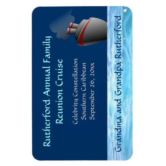 Ocean Liner Custom HATL. Deurmarkeringsmagneet Magneet (Verticaal)