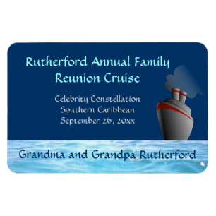 Ocean Liner Custom Hztl. Magnet de marqueur de por