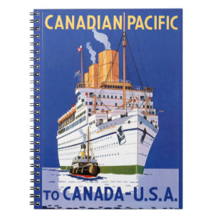 OCEAN LINER EMPRESS OF BRITANNIA NOTITIEBOEK