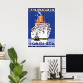 OCEAN LINER EMPRESS OF BRITANNIA POSTER (Thuiskantoor)
