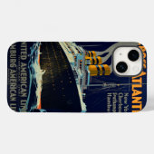 OCEAN LINER EUROPE AMERICA Case-Mate iPhone CASE (Achterkant (horizontaal))