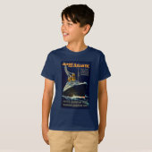 OCEAN LINER EUROPE AMERICA T-SHIRT (Voorkant volledig)