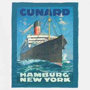 OCEAN LINER REIZEN FLEECE DEKEN