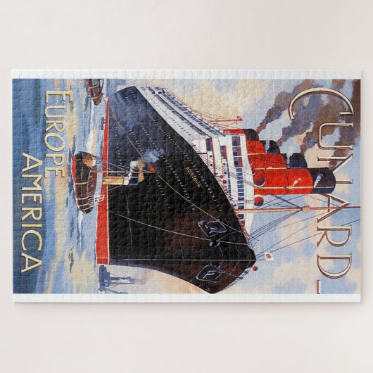  OCEAN LINER REIZEN LEGPUZZEL (Horizontaal)