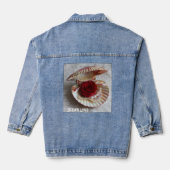 Ocean Love Denim Jacket – Seashell, Rose & Pearl O (Verso)