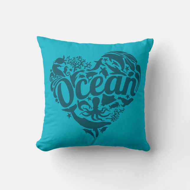 Ocean Love Kussen (Voorkant)