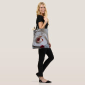 Ocean Love Witte Tassen – Seashell & Rose Coasta (Op model)