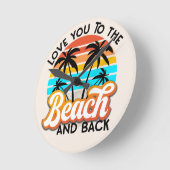 Ocean Lover Gift Wall Clock Ronde Klok (Hoek)