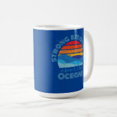 Ocean Lover Sunset gepersonaliseerd Koffiemok (Voorkant rechts)