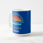 Ocean Lover Sunset gepersonaliseerd Koffiemok (Voorkant links)
