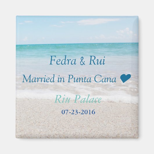 Ocean Magnet pour les couples amoureux (Devant)