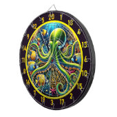 Ocean Majesty Octopus Dartboard Dartbord (Voorkant Rechts)