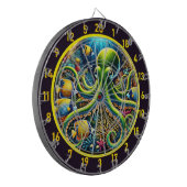 Ocean Majesty Octopus Dartboard Dartbord (Voorkant Links)