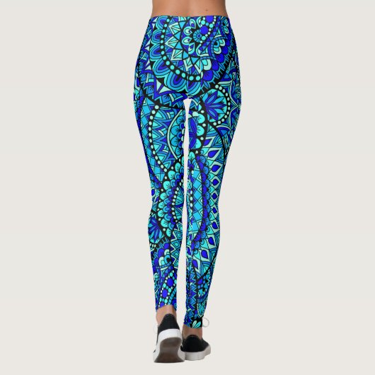 Ocean Mandalas Leggings (Achterkant)
