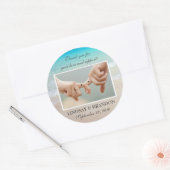 Ocean Mariage Photo Merci Favoriser les Étiquettes (Enveloppe)