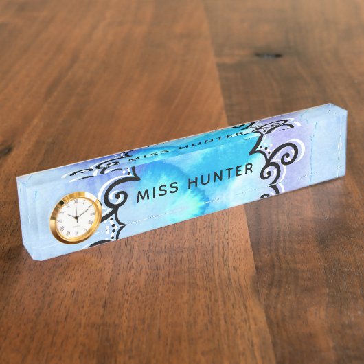 Ocean Medallion Naambordje (Zijkant)