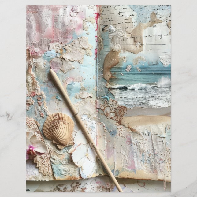 Ocean Memories Junk Journal (Voorkant)
