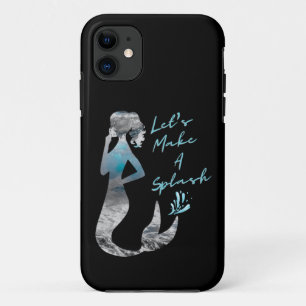 Ocean Mermaid Laten we een plash maken iPhone 11 Hoesje
