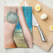 Ocean Mermaid Theedoek (Quarter Fold)