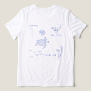 Ocean Mind – Geboren om te zweven Tri-Blend Shirt