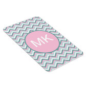 Ocean Mist Chevron Pattern Magneet (Rechterzijde)