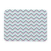 Ocean Mist Chevron Pattern Magneet (Horizontaal)