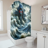 Ocean Monster Douchegordijn (In situ)