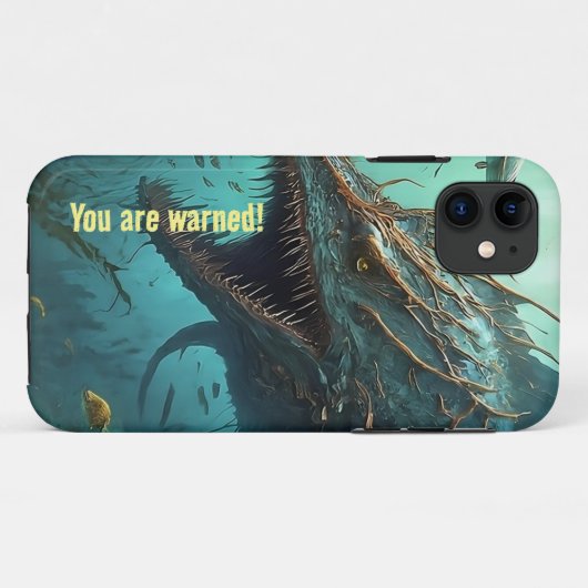 Ocean Monster iPhone / coque ipad (Dos (Horizontal))