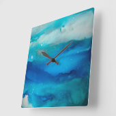 Ocean Moods Clock Vierkante Klok (Hoek)