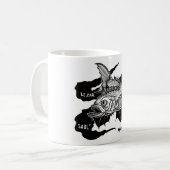Ocean Mug Lezard de Sable Koffiemok (Voorkant links)