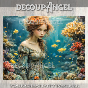 Ocean Muse - Decoupage - Tissuepapier