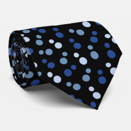 Ocean Nautical Theme Blue Black Stropdas