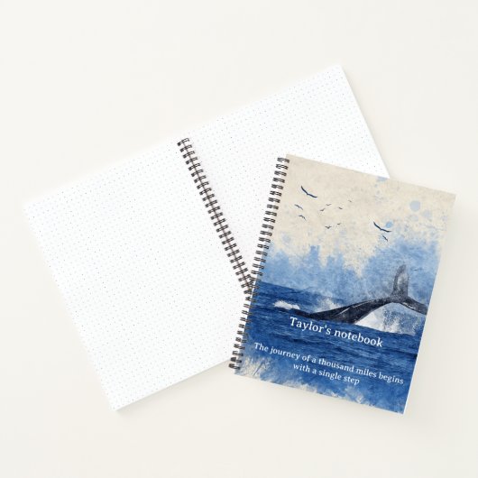 Ocean Notebook – Sea-Inspired Journal for Notes  (Intérieur)