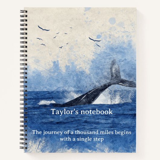 Ocean Notebook – Sea-Inspired Journal for Notes (Devant)