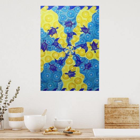 Ocean Odyssey Poster (Keuken)