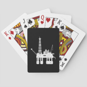 Ocean Oilfield Driller Drilling Rig Pokerkaarten