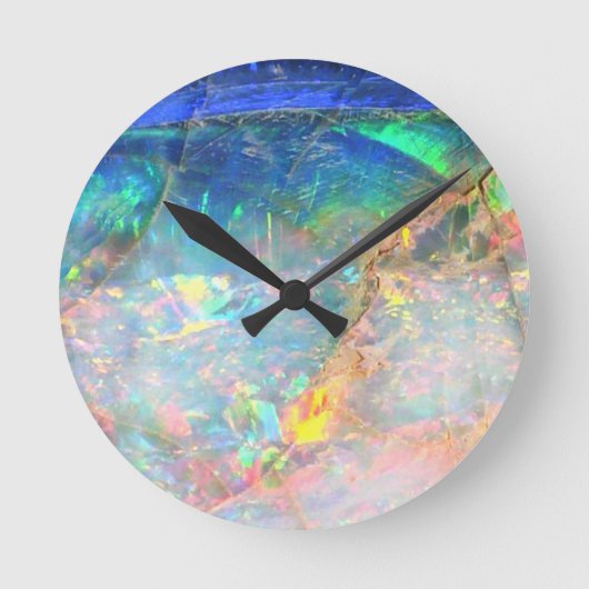Ocean Opal Ronde Klok (Voorkant)