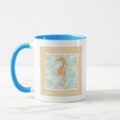 Ocean Oranje Seahorse Mok (Links)