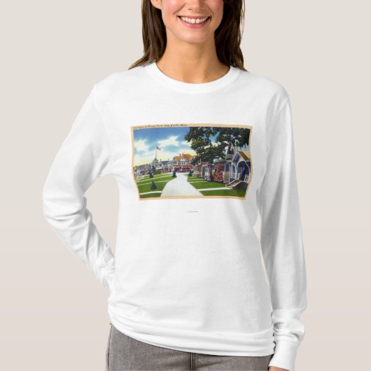 Ocean Park Cottages Scene T-shirt (Voorkant)