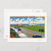 Ocean Park Uitzicht van Boats die aankomen in Harb Briefkaart (Voorkant / Achterkant)