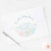 Ocean Party | Baby shower Sticker (Envelop)